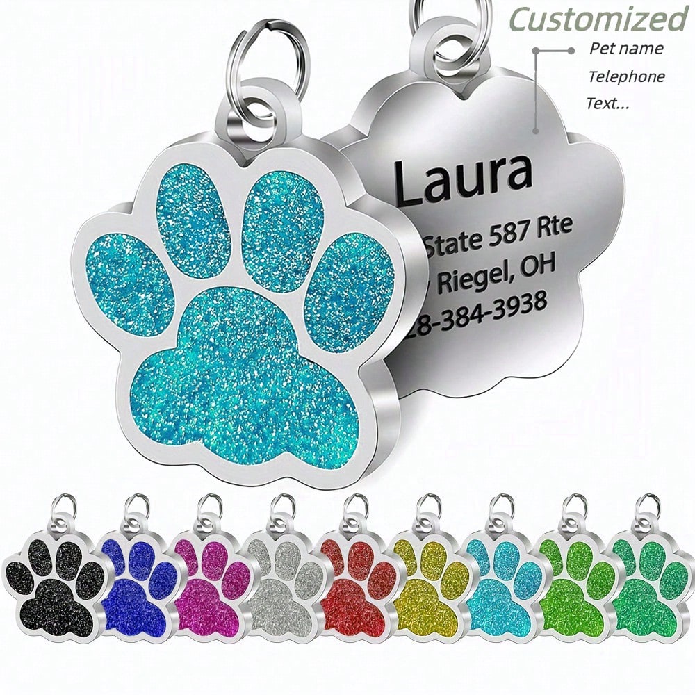 Personalized Pet Safety Tag - Custom Engraved ID for Dogs & Cats - Never Lose Your Friend