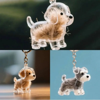 Custom Pet Hair Keepsake Urn Pendant – Memorial Capsule Bottle for Dog & Cat Fur