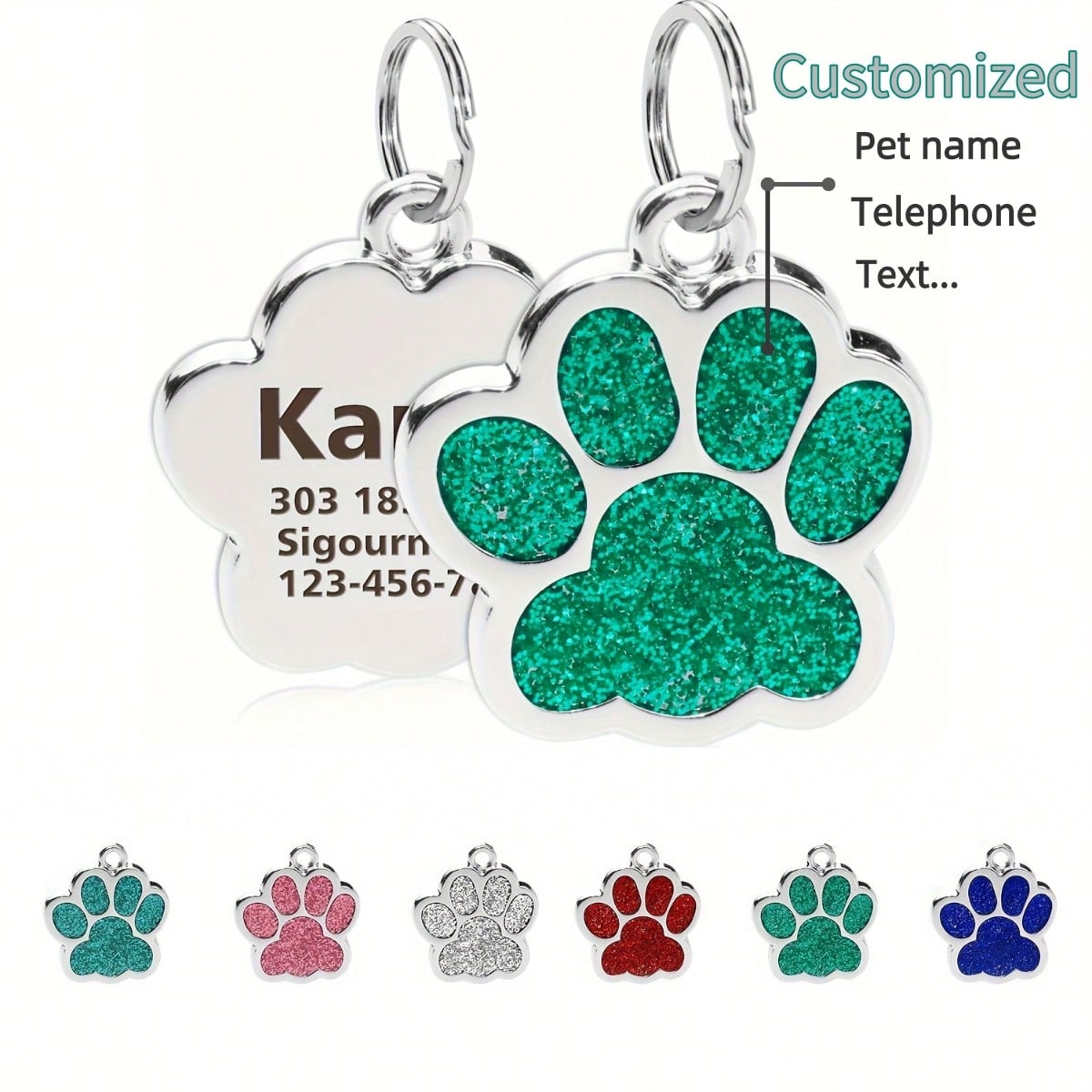 Personalized Pet Safety Tag - Custom Engraved ID for Dogs & Cats - Never Lose Your Friend