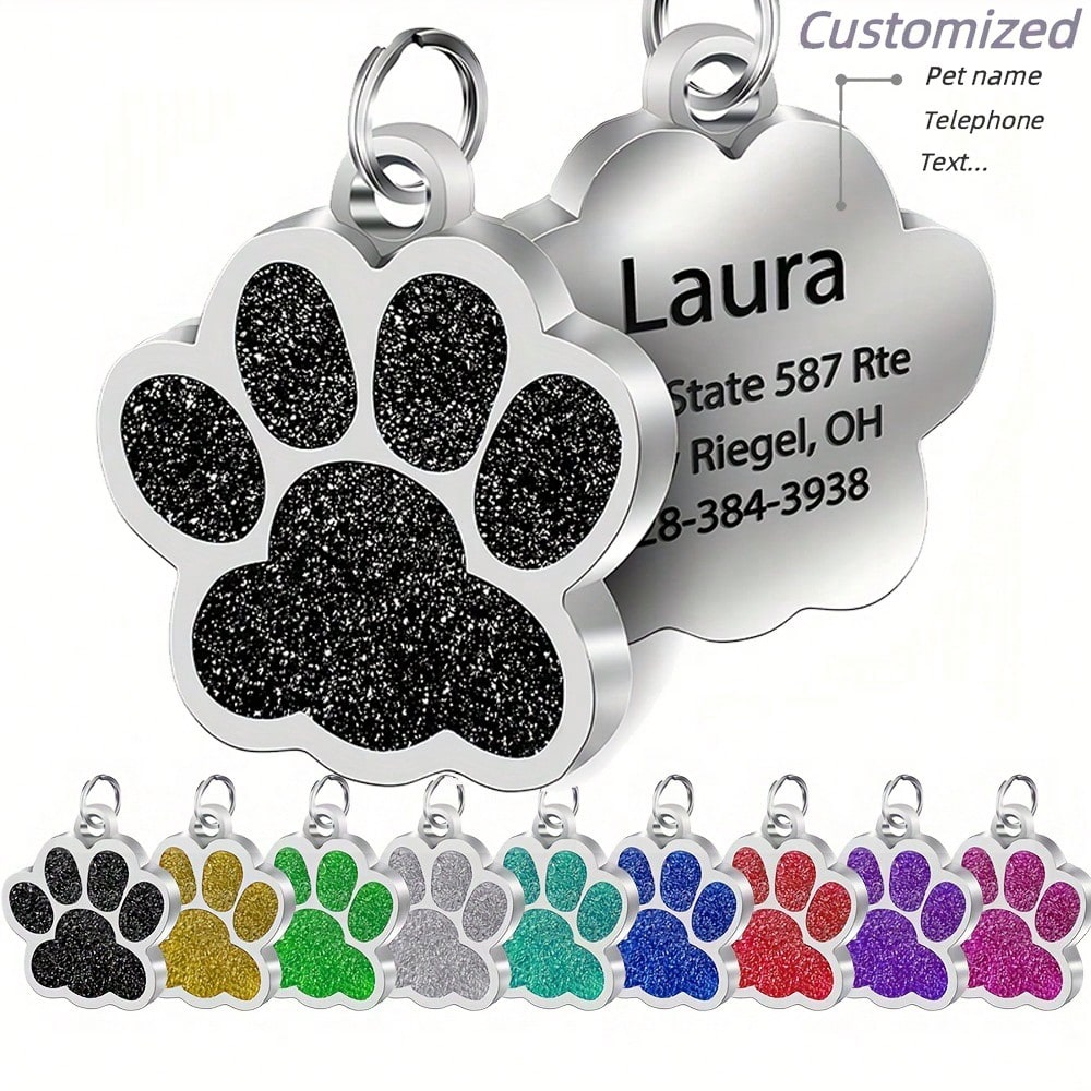 Personalized Pet Safety Tag - Custom Engraved ID for Dogs & Cats - Never Lose Your Friend