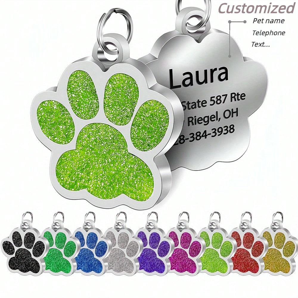 Personalized Pet Safety Tag - Custom Engraved ID for Dogs & Cats - Never Lose Your Friend
