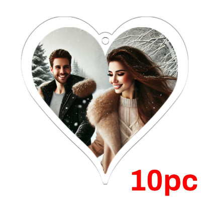 Custom Photo Keychain for Couples – Personalized Zinc Alloy Key Ring for Anniversary, Wedding, or Valentine’s Day