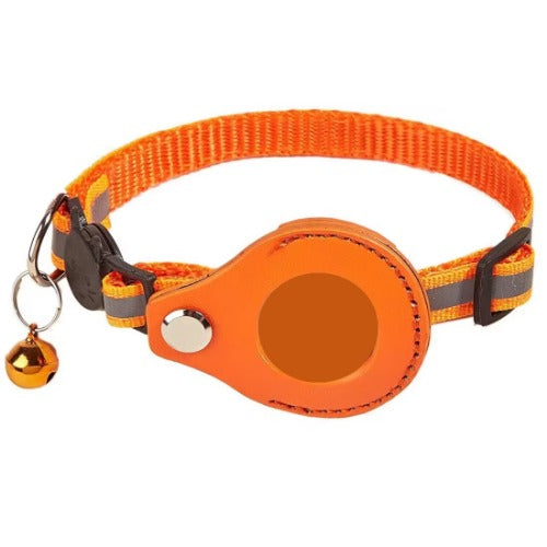 Faux Leather Protective Case Collar for Pet GPS Tracker – Dogs & Cats (No Locator)