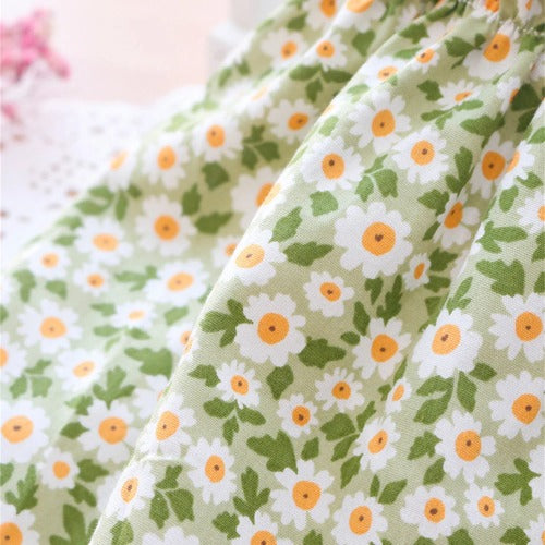 Summer Cotton Suspender Dress for Sphynx Cats – Floral Princess Skirt for Dogs & Cats