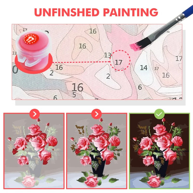 Custom Pet Photo to Oil Painting Kit | Personalized Paint by Numbers for Dogs & Cats | DIY Wall Art for Pet Lovers (16x20")