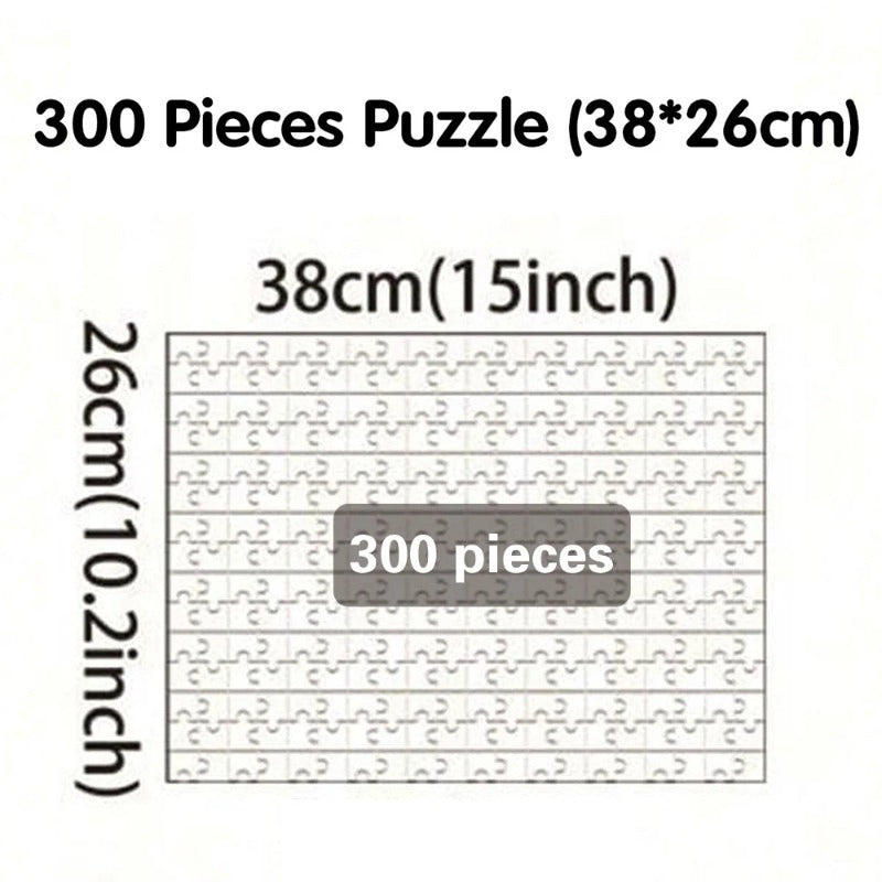 Custom Photo Puzzle - Personalized DIY Jigsaw Puzzle for Adults & Families - Stress Relief Gift & Interactive Game