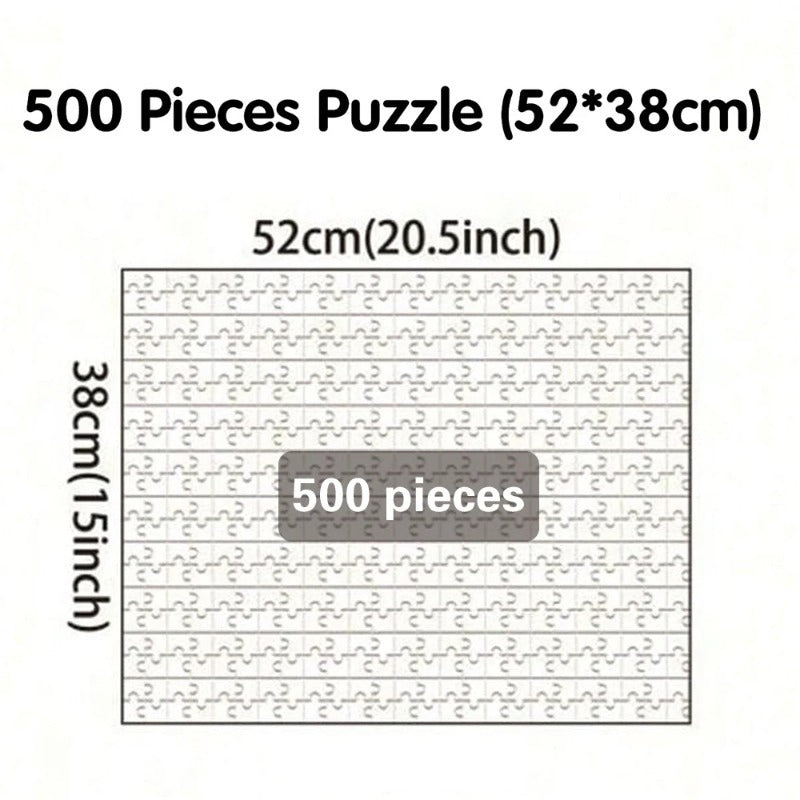 Custom Photo Puzzle - Personalized DIY Jigsaw Puzzle for Adults & Families - Stress Relief Gift & Interactive Game