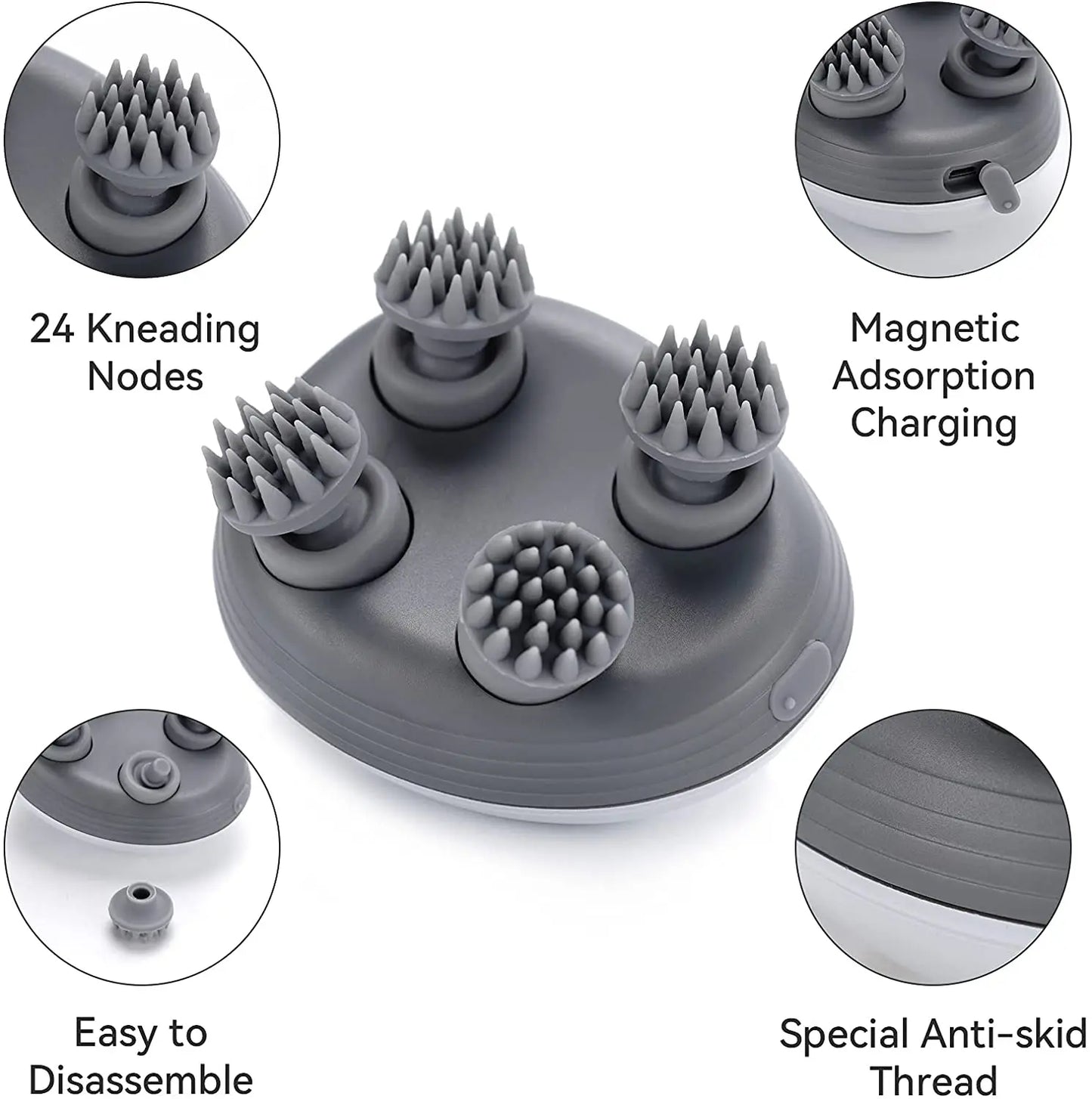 Electric Cat Massager – Handheld Vibrating Body & Head Scalp Massager for Neck, Shoulder & Deep Tissue Relaxation