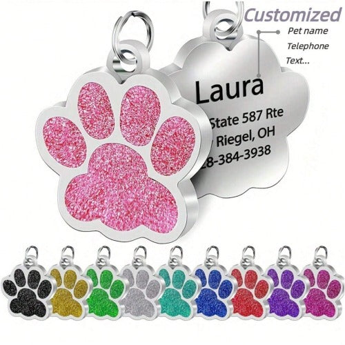 Personalized Pet Safety Tag - Custom Engraved ID for Dogs & Cats - Never Lose Your Friend