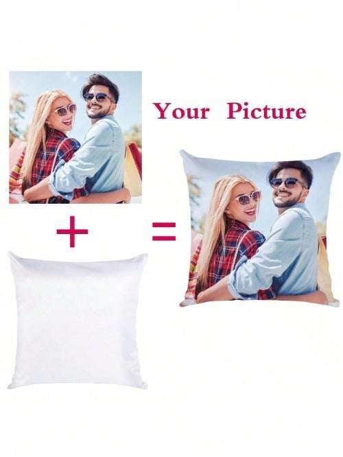 Custom Photo Pillowcase – Personalized DIY Cushion Cover for Family, Pets & Special Occasions