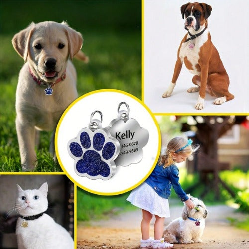 Personalized Pet Safety Tag - Custom Engraved ID for Dogs & Cats - Never Lose Your Friend